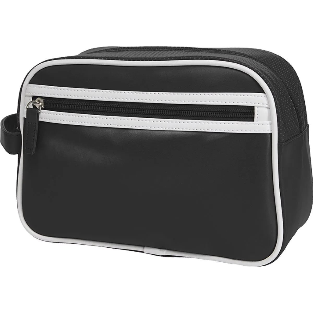 Trousse de toilette ou maquillage rétro - simili cuir - 1809791 - Noir 