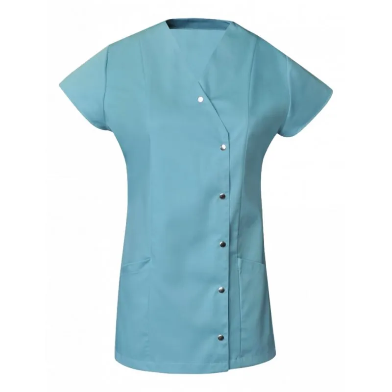 Tunique femme Bleu turquoise - Salomé manches courtes - SNV