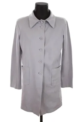 Veste Agnès B. en coton gris, taille 40, collection Femme, en très bon état.
