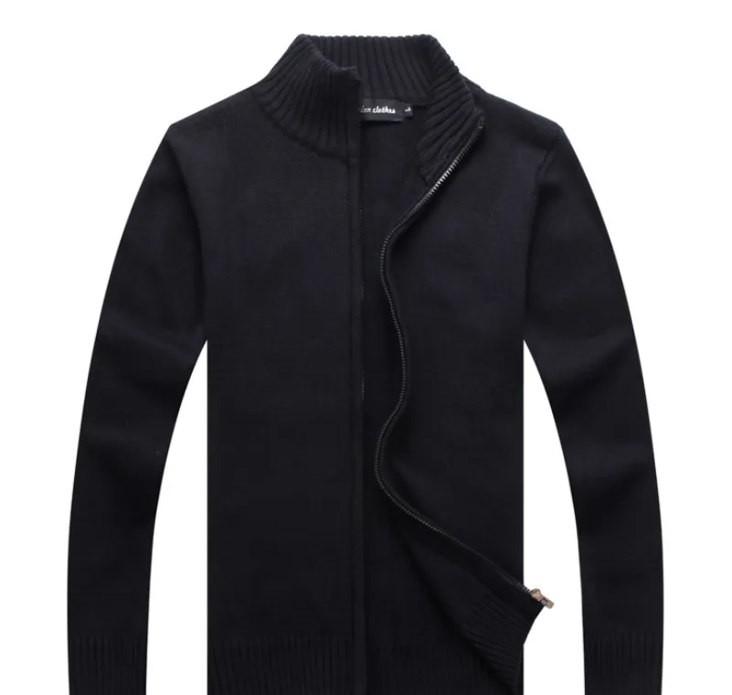 Veste Col Montant Homme Noir