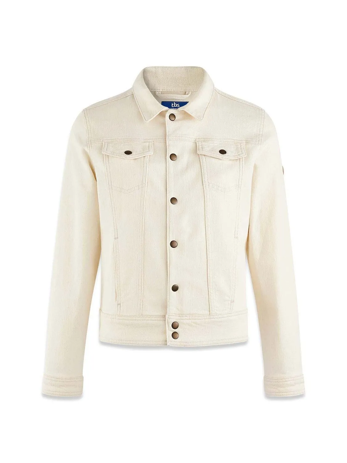Veste Femme Denim Beige Teinture À l'Argile TBS