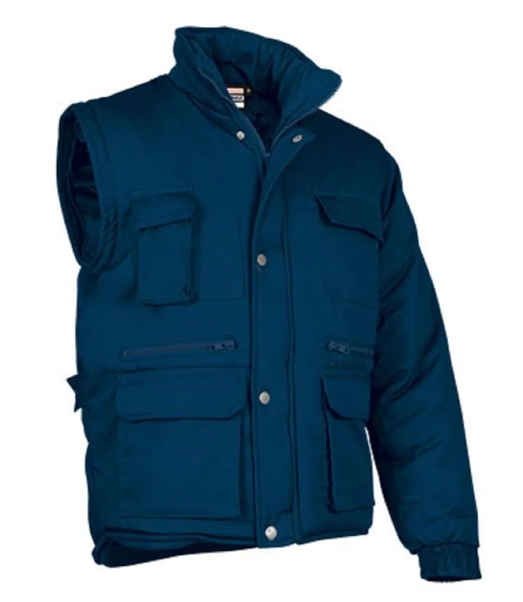 Padded Removable Sleeve Jacket for Men - REF MIRACLE - Navy Blue