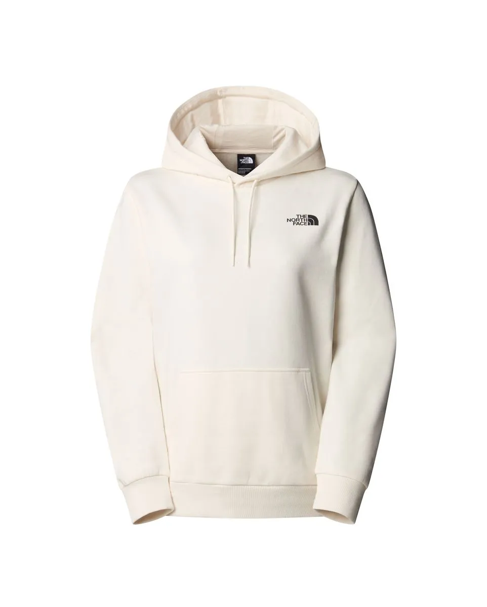 White Women's Simple Dome Hoodie Sweatshirt