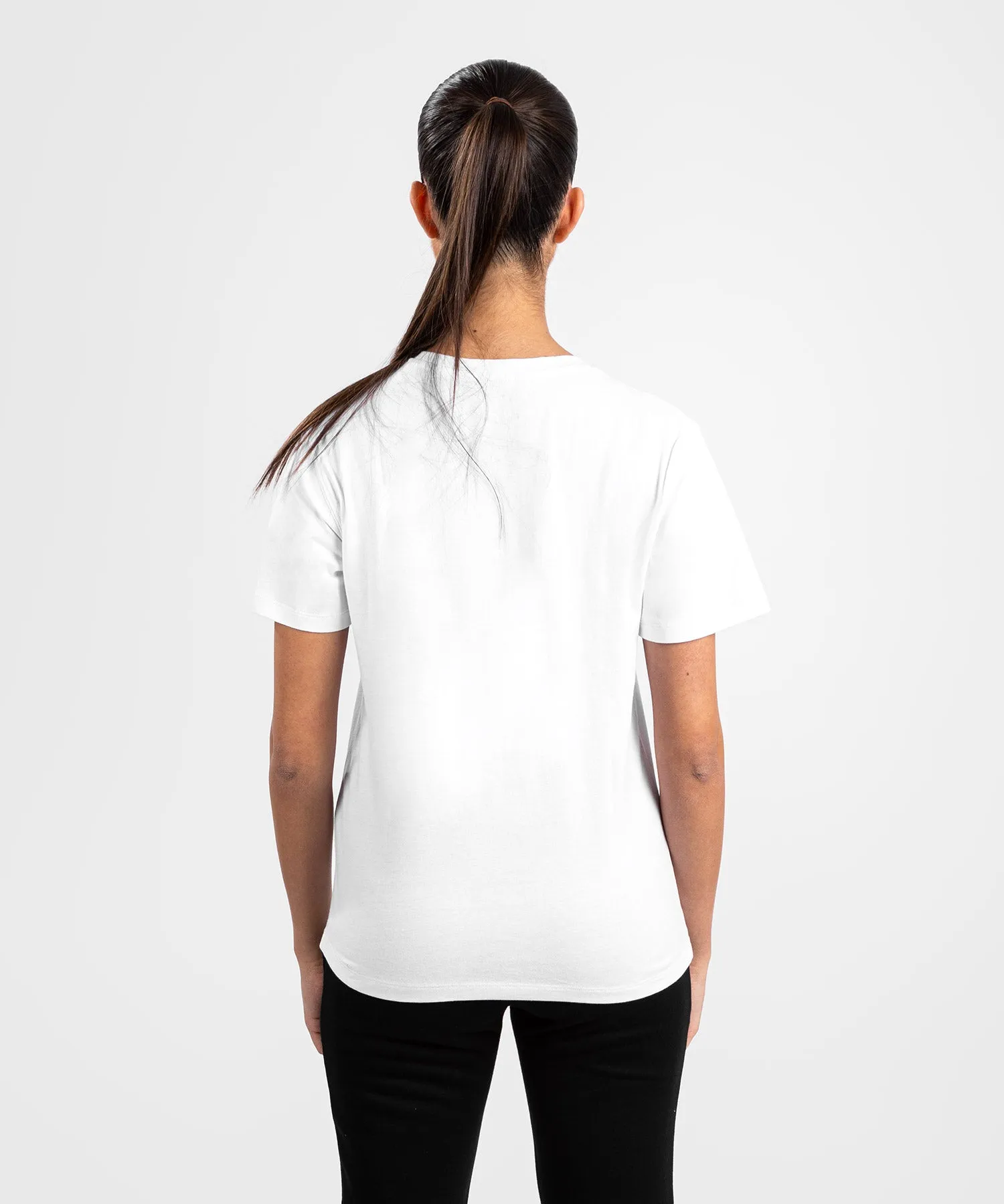 Women's UFC Adrenaline by Venum Replica Short Sleeve White T-shirt